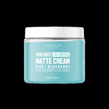 Unisaif 48hr Oil Control Matte Cream Rice+blueberry - Normal To Oily Skin 100g