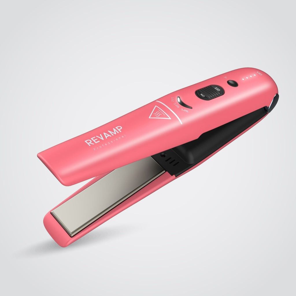 Revamp - Liberate Cordless Compact Hair - Straightener - Pink