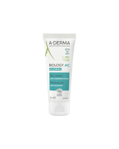 A-Derma Biology AC Global Mattifying Care Anti-Blemish 40ml