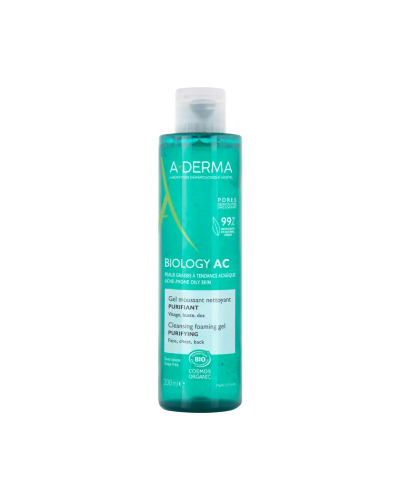 A-Derma Biology AC Purifying Cleansing Foaming Gel 200ml