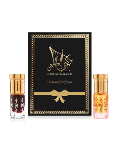 Al Hakimi Fragrances Combo - Musk Ghazal & Sweet Oud