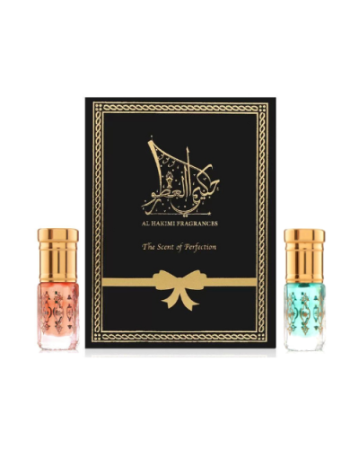 Al Hakimi Fragrances Combo - Red Musk & Green Musk