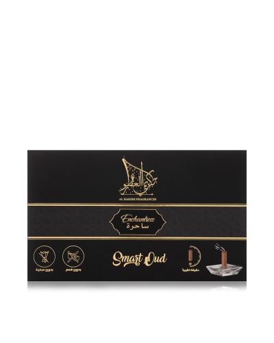 Al Hakimi Fragrances Enchantress Smart Oud - 10 Sticks with A Crystal Stand