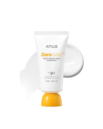 Anua Zero-Cast Moisturizing Finish Sunscreen 50ml