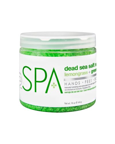 Be Care Love lemongrass &green tea sea salt sock 454gr