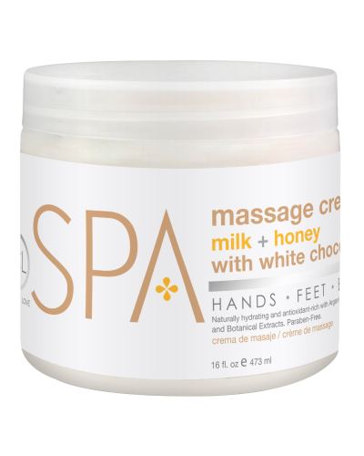 Be Care Love Milk + Honey Chocolate Massage Cream 473ml
