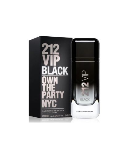Carolina Herrera 212 Vip  Black Own The Party Nyc For Men Edp 100ML