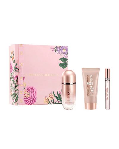 Carolina Herrera 212 Vip Rose Edp 3 Pcs Set