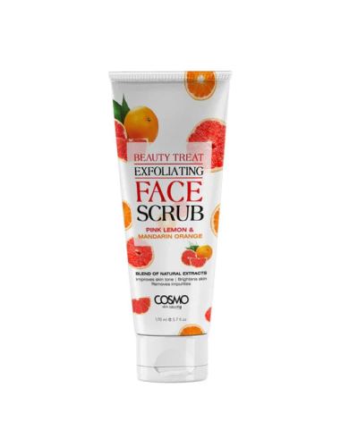 Cosmo Beauty Treat Exfoliating Face Scrub with Pink Lemon & Mandarin Orange 170ml