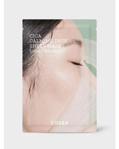 قناع الوجه الورقي المهدئ الحقيقي COSRX Pure Fit Cica – 21 مل