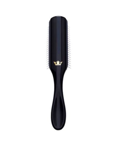 Denman D3 Crown Style Brush Black With Gold - Medium