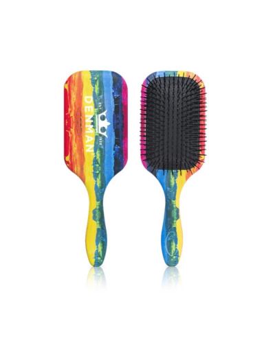 Denman D90L Ultra Tangle Tamer Detangling Hair Brush - Rainbow