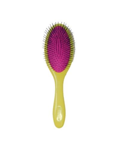 Denman D93 Gentle Tangle Tamer Detangling Hair Brush - Yellow