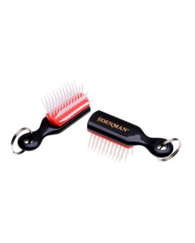Denman Mini Keyring Brush Black