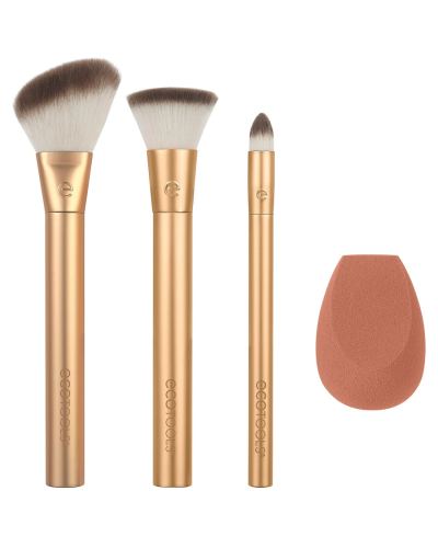 EcoTools - Precious Metals Face Blend + Sculpt Makeup Brush Set