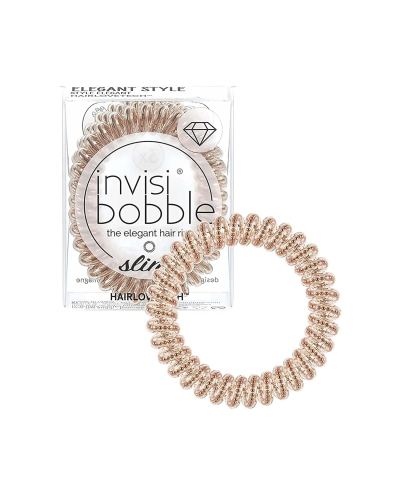 Invisibobble SLIM of Bronze and Beads