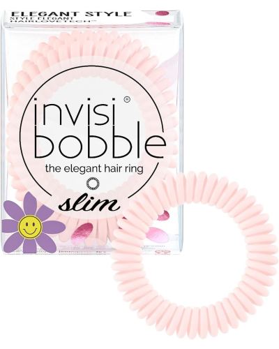 Invisibobble SLIM Retro Dreamin Cuter than you Pink