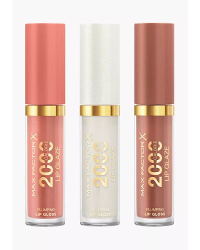 Max Factor X 3-Piece 2000 Calorie Lip Glaze Gloss Set