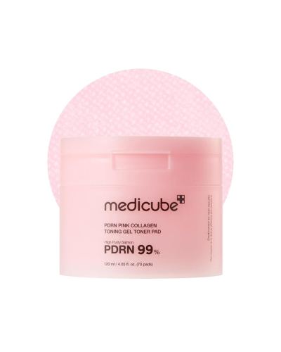 Medicube PDRN Pink Collagen Toning Gel Toner Pad 70 Pads