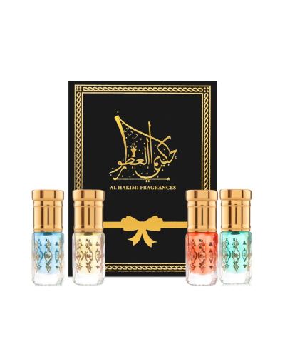 Musk Collection - Red, Yellow, Green & Blue from Al Hakimi Fragrances