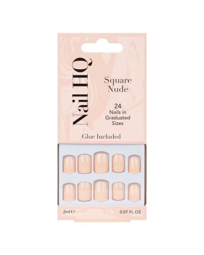 Nail Hq Square Nude Nails