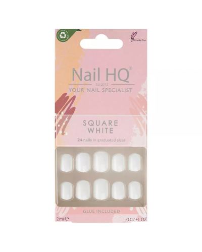 Nail Hq Square White Nails