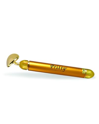 Pritty Curved Facial Massager - Gold