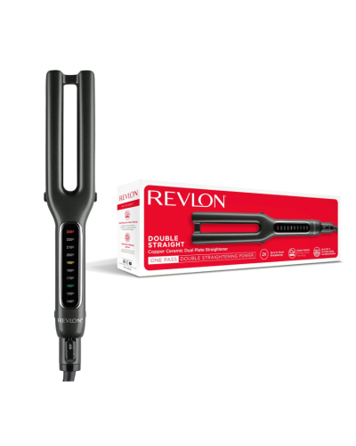 Revlon Double Straight Copper Ceramic Dual Plate Straightener