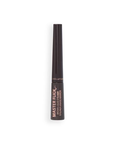 Revolution Master Flick Dip Liquid Eyeliner Mocha Brown