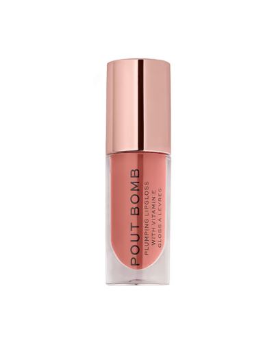 Revolution Pout Bomb Plumping Gloss Kiss Nude