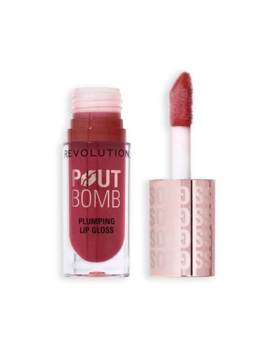 Revolution Pout Bomb Plumping Gloss Rose Pink