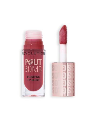 Revolution Pout Bomb Plumping Gloss Wild Mauve Pink