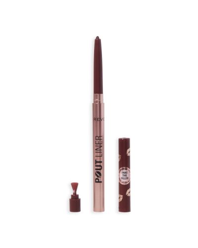 Revolution Pout Bomb Plumping Lip Liner Cookie Warm Brown