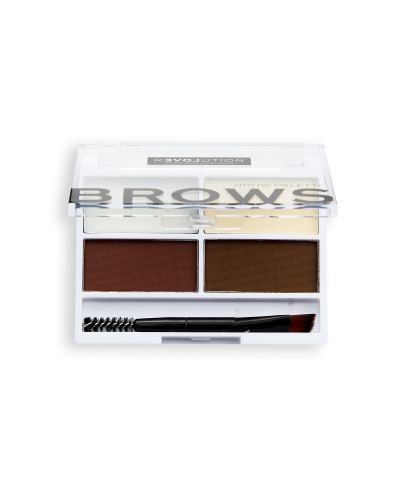 Revolution Relove Colour Cult Brow Palette Dark