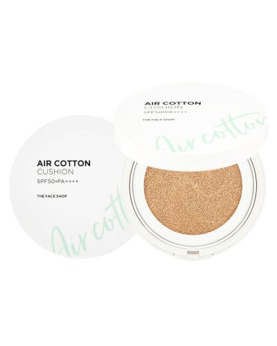 The Faceshop Air Cotton Cushion 205 Spf50+ Pa++++ - Dark Beige