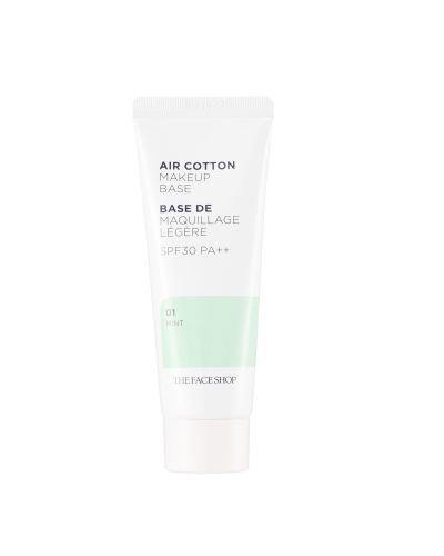 The Faceshop Air Cotton Makeup Base 01 Mint 35g