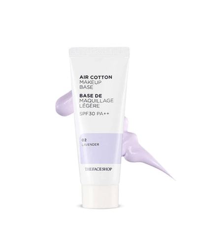 The Faceshop Air Cotton Makeup Base 02 Lavender 35g