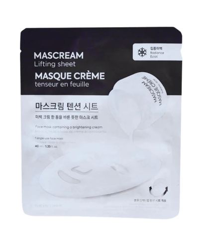 The Faceshop Deeply Brightening Mascream Lifting Sheet Mask 40ml