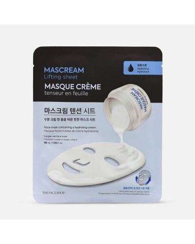 The Faceshop Deeply Hydrating Mascream Lifting Sheet Mask
