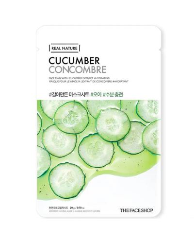 The Faceshop Real Nature Cucumber Face Mask 20g