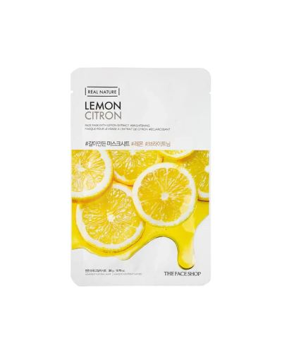The Faceshop Real Nature Lemon Face Mask 20g