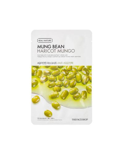 The Faceshop Real Nature Mung Bean Face Mask 20g