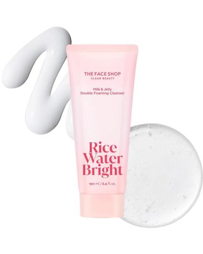 The faceshop Rice Water Bright Milk&jelly Doubel Foaming Cleanser 190ml