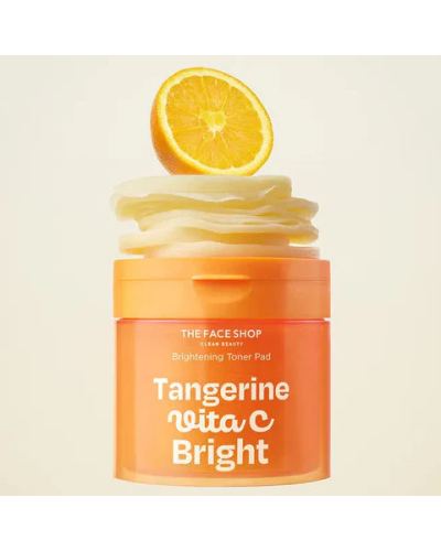 The Faceshop Tangerine Vita C Brightening Toner Pad 180ml