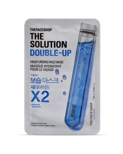 The Faceshop The Solution Double-Up Moisturizing Face Mask 22ml