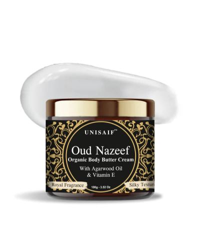 Unisaif Oud Nazeef Body Butter Cream 100gm