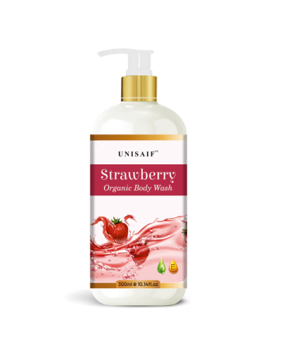 Unisaif Strawberry Body Wash 300ml