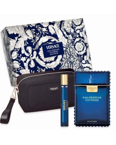 Versace Eau Fraiche Extreme Edp 100 Ml 2pc+bag Set