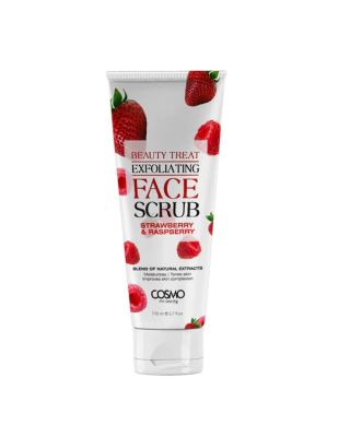 Cosmo Beauty Treat Exfoliating Face Scrub Strawberry & Raspberry 170ml